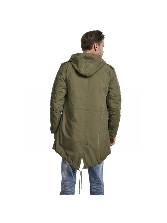 Brandit Brandit Parka 3164 Zielony Parka Fit