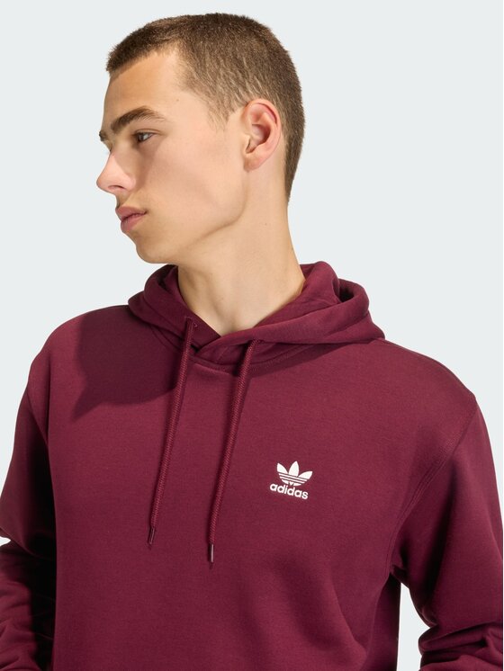 adidas adidas Bluza ESSENTIAL LOOSE FLEECE Czerwony Loose Fit