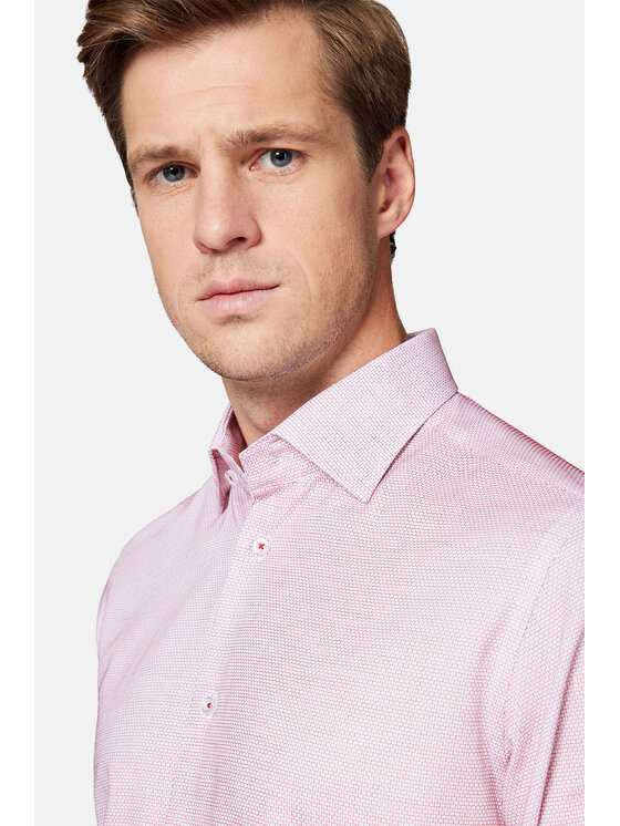 Lancerto Lancerto Koszula Ossie KO051223000020 Czerwony Slim Fit