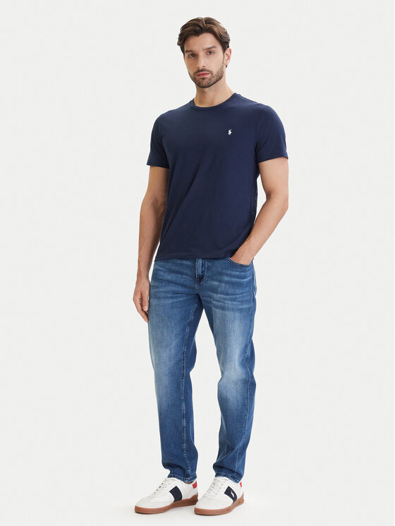 Polo Ralph Lauren Polo Ralph Lauren Marškinėliai 714844756007 Tamsiai mėlyna Regular Fit