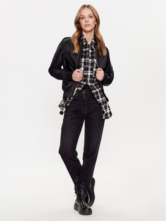 Alpha Industries Alpha Industries Kurtka bomber MA-1 156001 Czarny Slim Fit
