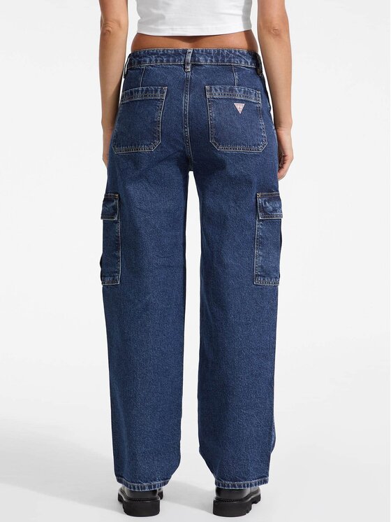 Guess Jeans Guess Jeans Jeansy 175481 Modrá Relaxed Fit