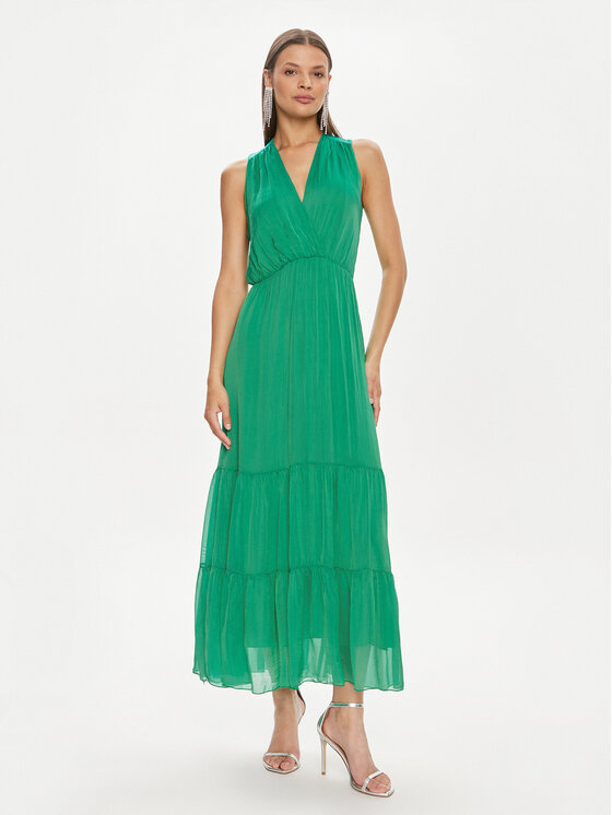 Haveone Rochie de vară AFF-L010 Verde Regular Fit
