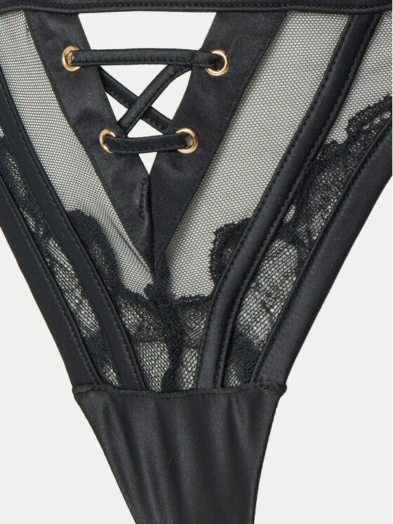 Hunkemöller Hunkemöller Στρίνγκ Sophia 300356 Μαύρο