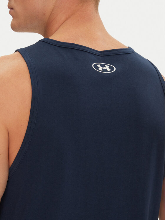 Under Armour Under Armour Tank top Ua Sportstyle Logo Tank 1382883 Tamnoplava Loose Fit