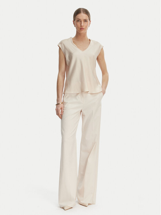 Rinascimento Rinascimento Bluza CFC0127631003 Bež Regular Fit