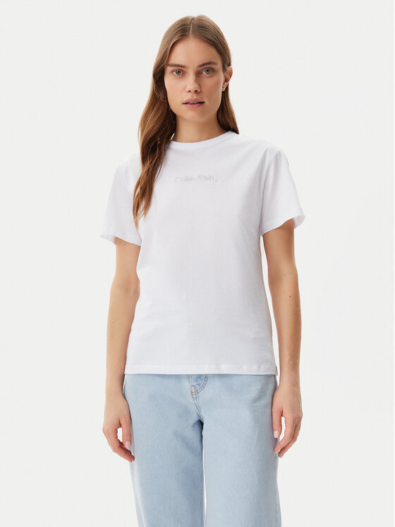 Calvin Klein Calvin Klein T-Shirt K20K208294 Bílá Regular Fit