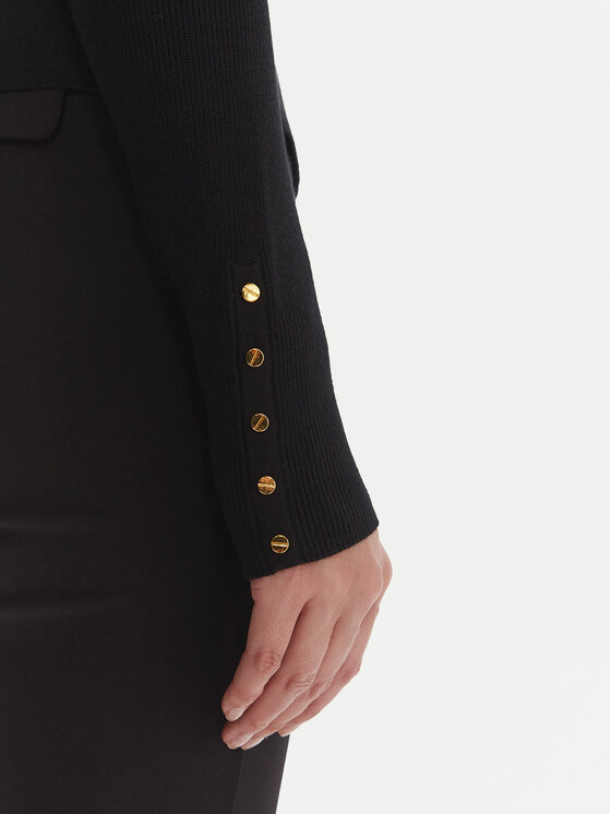 Elisabetta Franchi Elisabetta Franchi Cardigan MK-49S-57E2 Negru Slim Fit