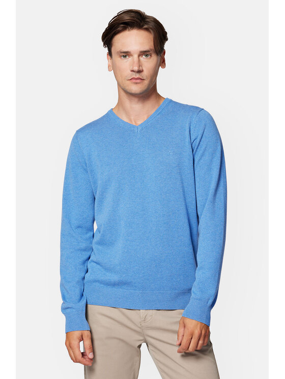 Lancerto Lancerto Sweter Lenny SW073223000035 Niebieski Regular Fit