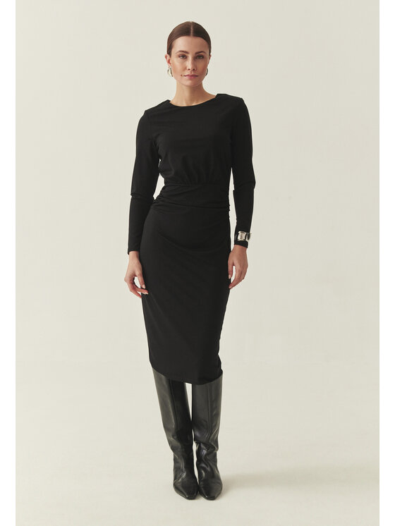 TATUUM Tatuum Úpletové šaty KOMA Čierna Slim Fit