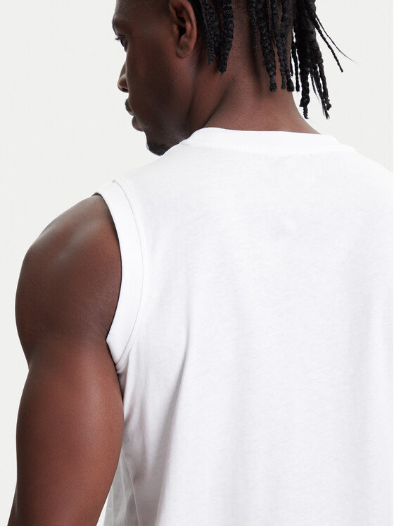 Kappa Kappa Tank top Logo Corpo Cadwal 303HZB0 Biela Regular Fit