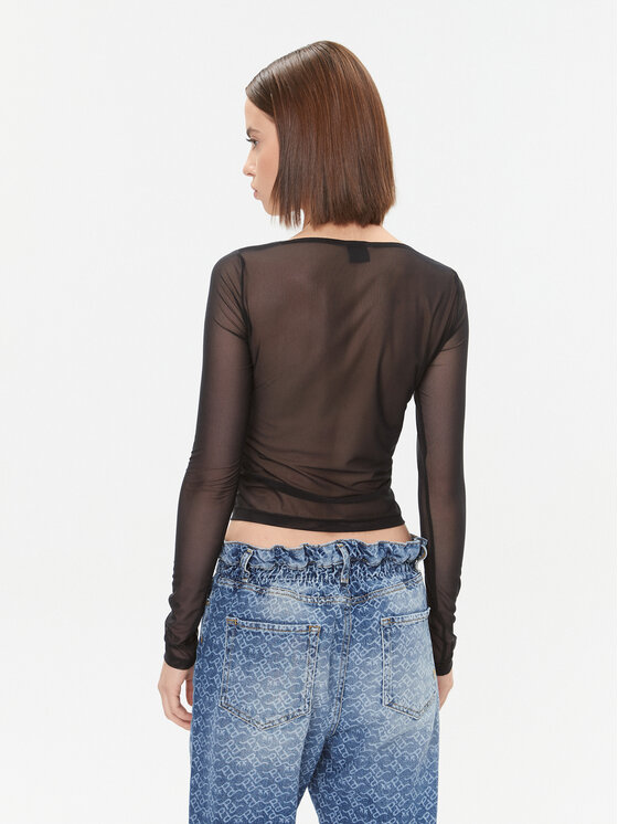 PINKO Pinko Majica Soul 102564 A1EG Crna Regular Fit