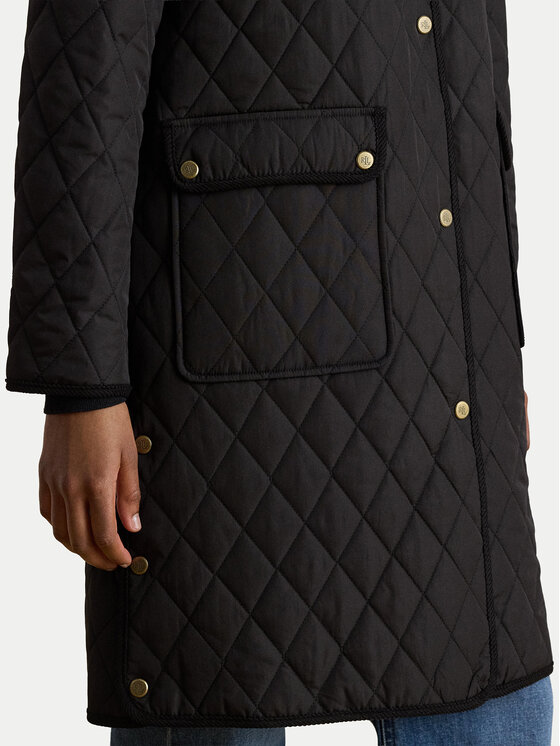 LAUREN RALPH LAUREN LAUREN RALPH LAUREN Prechodná bunda Crested 3/4 Quilt 297P18059001 Čierna Regular Fit