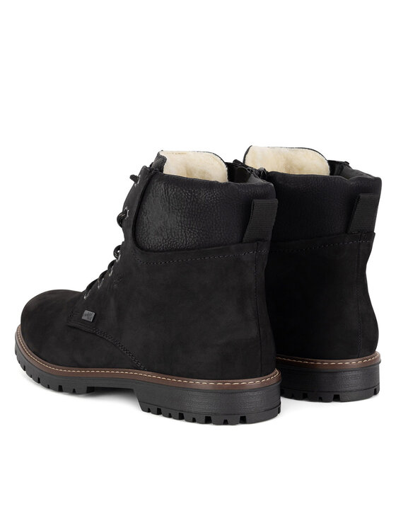Rieker Rieker Schnürschuhe F3606-00 Schwarz