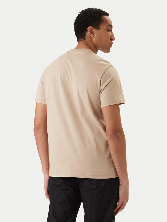 Guess Guess T-Shirt M6RI23 K8FQ4 Beżowy Regular Fit