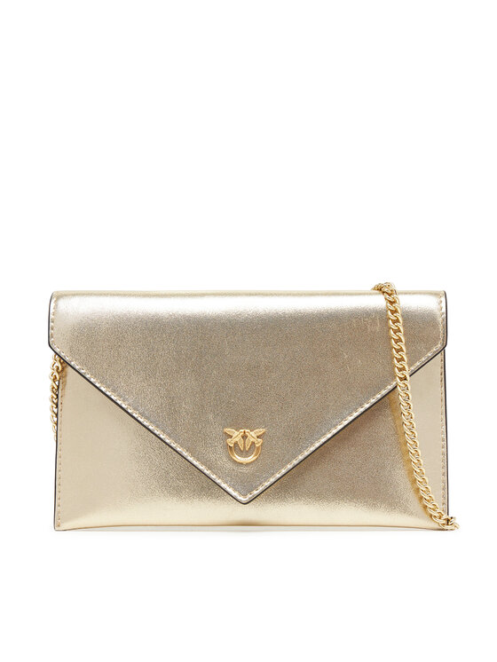 PINKO Torebka Flat Purse Mini AI 25-26 PCPL 105347 A2O9 Złoty
