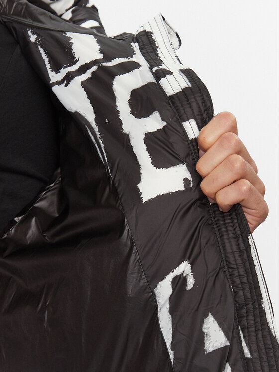 Deha Deha Пуховик D93840 Чорний Regular Fit