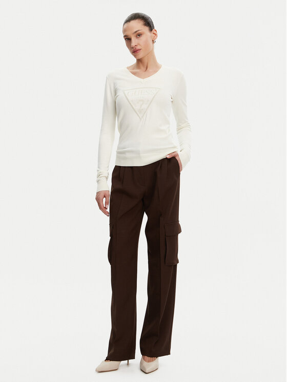 Guess Guess Пуловер W5GR19 Z2NQ2 Екрю Regular Fit