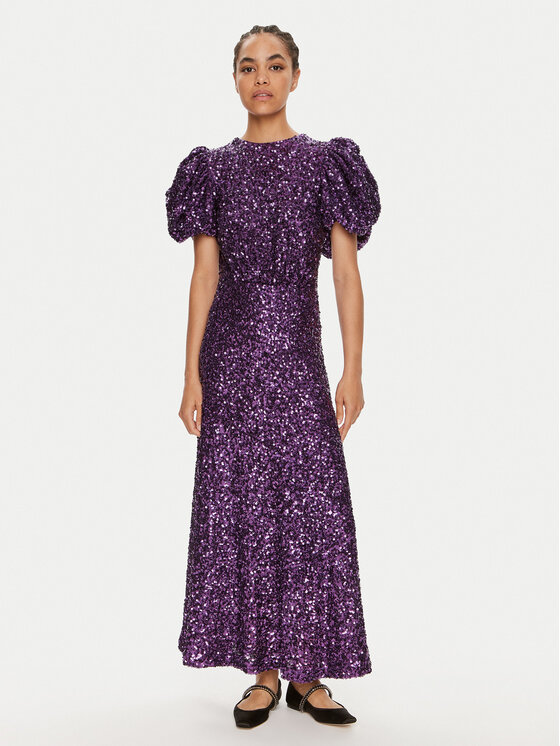 ROTATE ROTATE Coctailkleid 1115792073 Violett Regular Fit