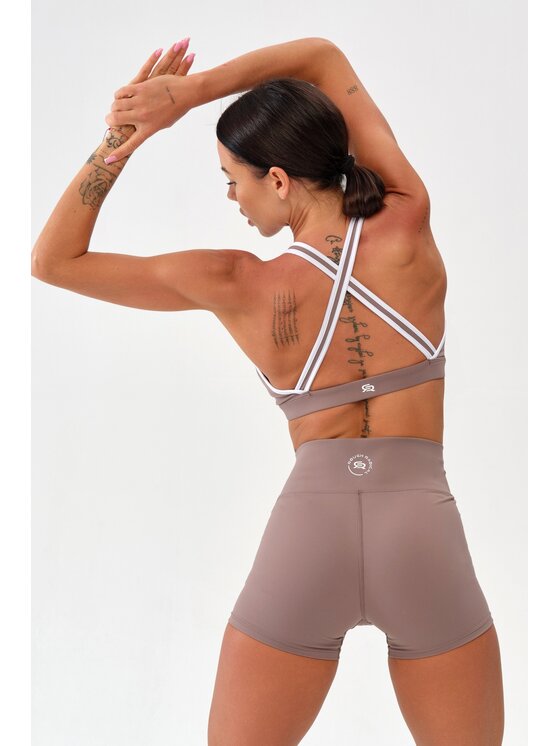 ROUGH RADICAL ROUGH RADICAL Biustonosz sportowy MOCHA ACTIVE SPORTS BRA Beżowy
