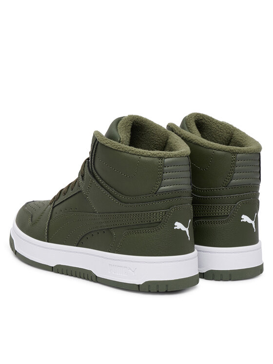 Puma Puma Сникърси Rebound Slam Mid Wtr Jr 40880302 Тъмнозелен
