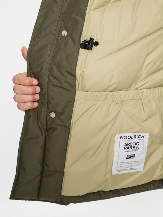 Woolrich Woolrich Daunenjacke Arctic CFWOOU0482MRUT0001 Grün Regular Fit