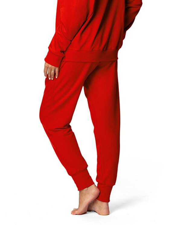 DKaren Sport DKaren Sport Spodnie dresowe DK-K-B7 Czerwony Regular Fit
