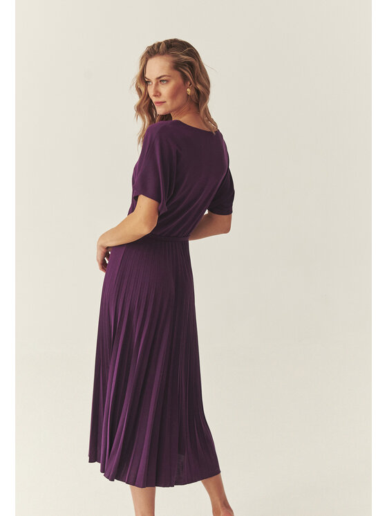 TATUUM Tatuum Úpletové šaty NAKI Fialová Flare Fit