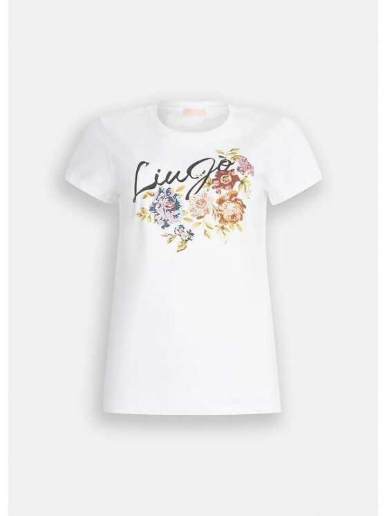 Liu Jo Liu Jo T-shirt MF5456JS923P9165 Bianco Regular Fit