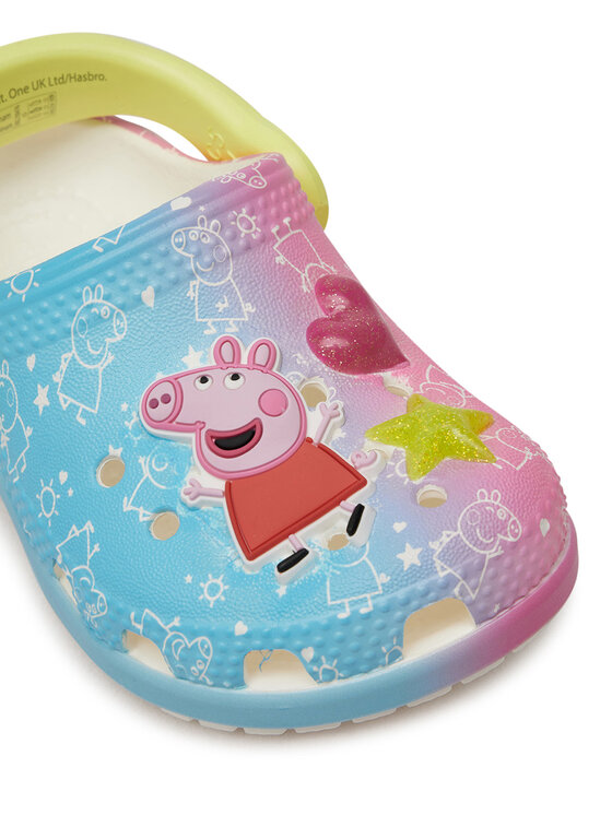 Crocs Crocs Nazouváky Classic Peppa Pig Clog T 210476 Bílá