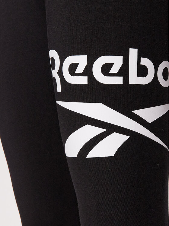 Reebok Reebok Legíny Identity Logo GL2547 Černá Slim Fit