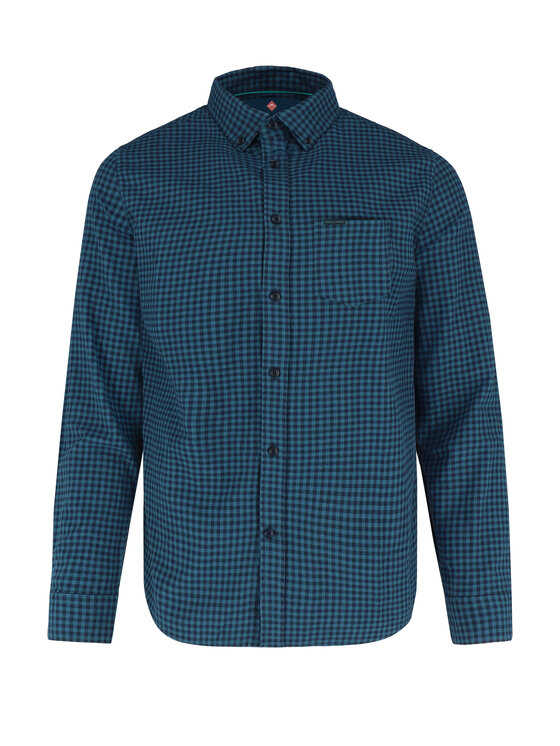 Volcano Volcano Koszula K-RITO Niebieski Regular Fit