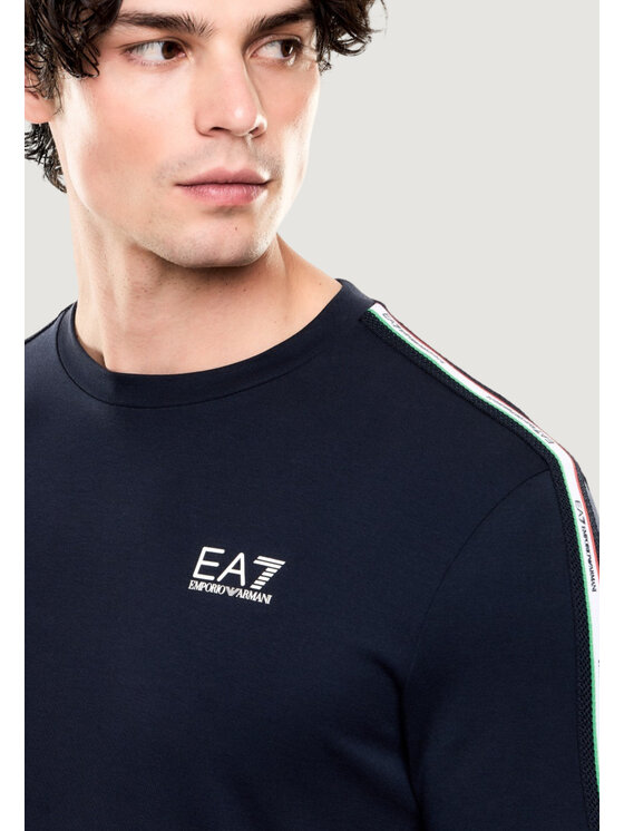 EA7 Emporio Armani EA7 Emporio Armani T-Shirt 7M001861 AF12503 Niebieski Casual Fit