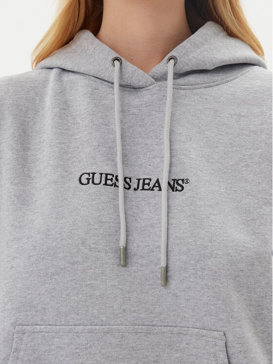 Guess Jeans Guess Jeans Bluza W5RQ27 K68I4 Szary Oversize