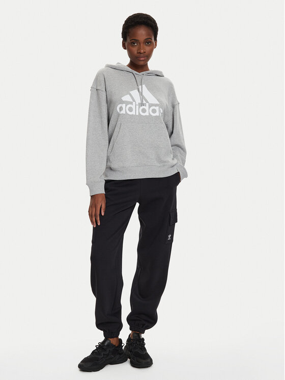 adidas adidas Jopa Essentials Big Logo IC9865 Siva Loose Fit