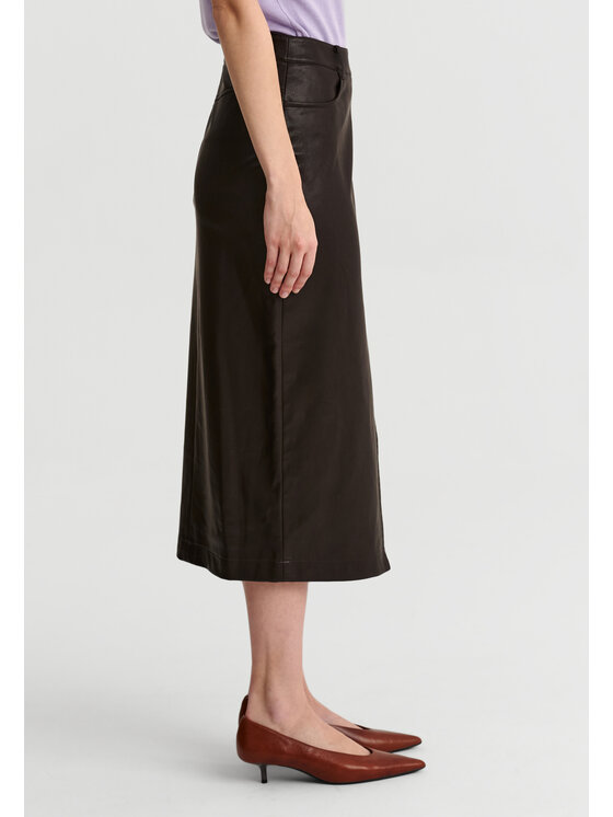 TATUUM TATUUM Midi sukně MATAGI Hnědá Flare Fit