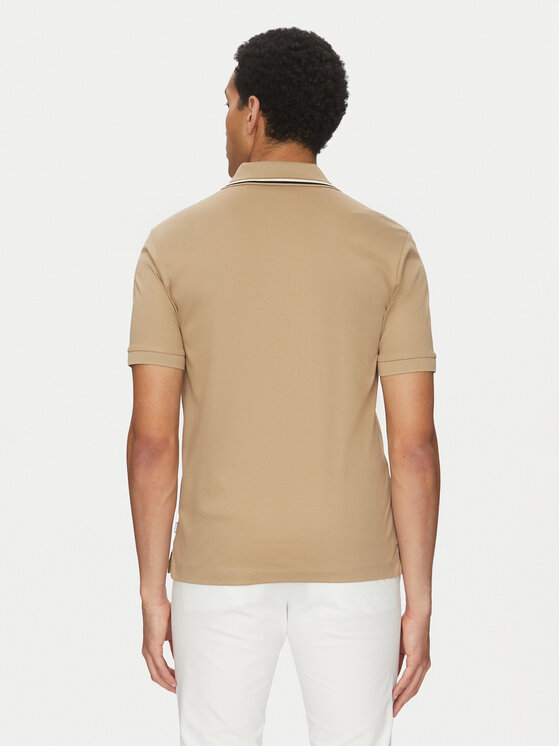 BOSS BOSS Поло Penrose 38 50469360 Бежевий Slim Fit