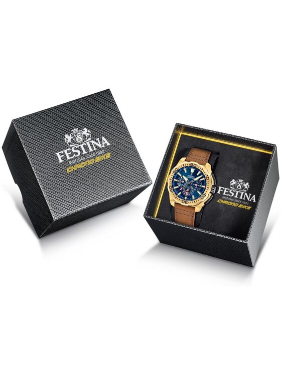 Festina Festina Zegarek F20728-1 Brązowy