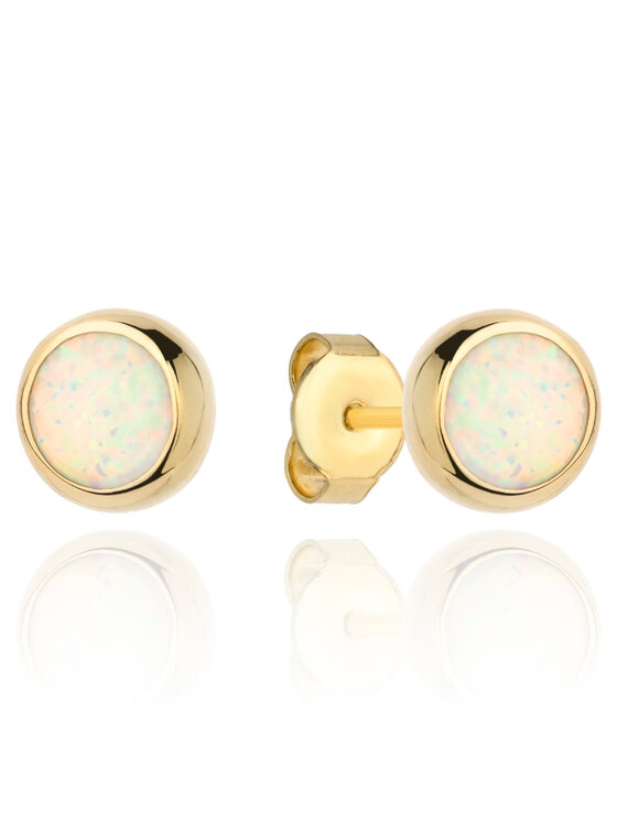Fugart Fugart Kolczyki Kolczyki złote opal FUG7-25-K01053-2 Złoty