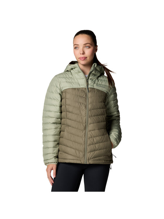Kurtka przejściowa, rozmiar S, Zielony, Columbia Westridge Hooded Down Jacket
