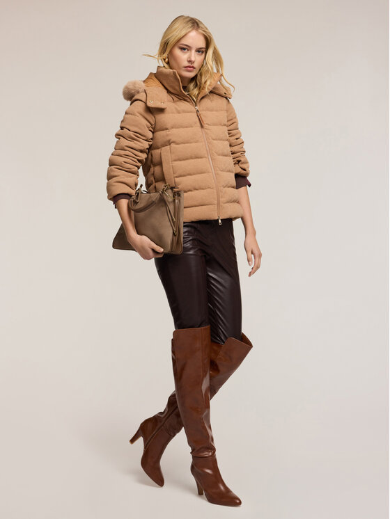 Motivi Motivi Giubbotto piumino F064Q000709N012 Écru Over Fit