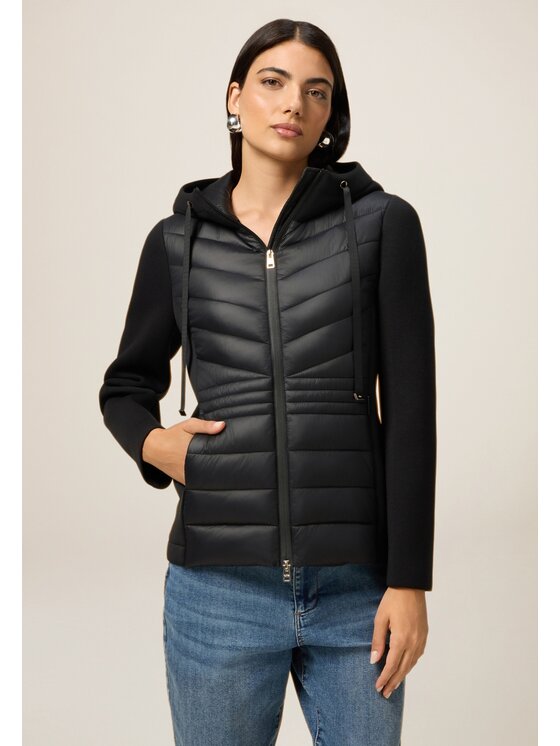 Oltre Oltre Giubbotto piumino F608R001424N033 Nero Slim Fit