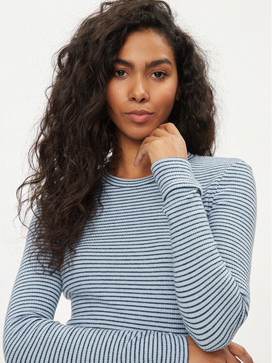 Noisy May Noisy May Bluză Posy 27026866 Albastru Slim Fit