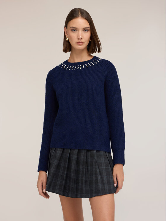 Motivi Motivi Maglione M574W004292N034 Blu Regular Fit