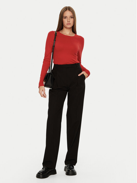 Brave Soul Brave Soul Sweater LK-248HOLLYRD Piros Regular Fit