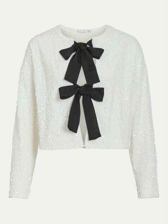 Vila Vila Blusa Aria 14103735 Bianco Regular Fit