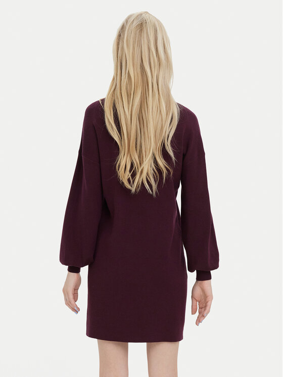 Vero Moda Vero Moda Sukienka dzianinowa Nancy 10249116 Fioletowy Loose Fit