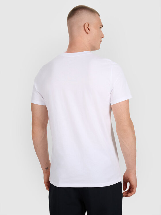 4F 4F T-Shirt B2B Biały Regular Fit