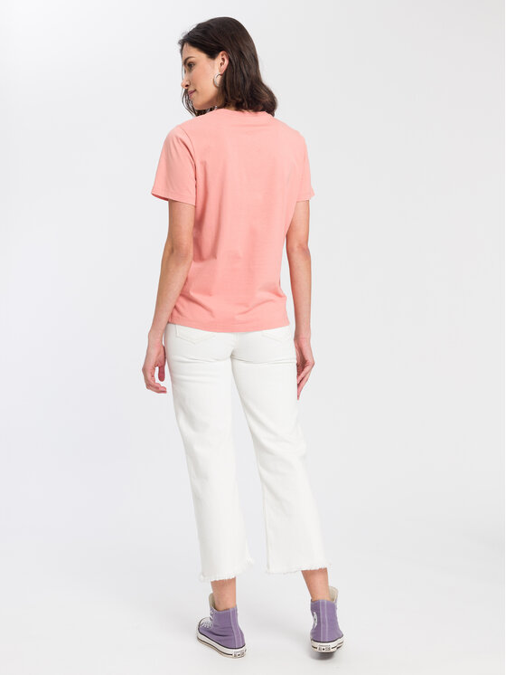 Cross Jeans Cross Jeans T-Shirt 55918-303 Pomarańczowy