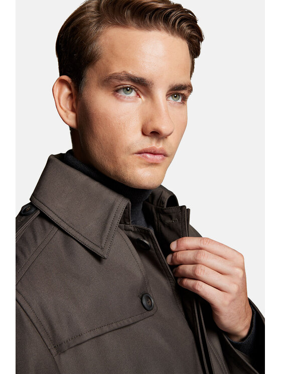 Lancerto Lancerto Płaszcz przejściowy Altea PC131223000014 Brązowy Regular Fit